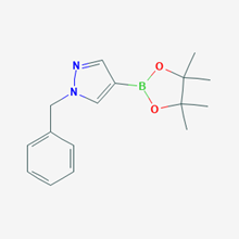 Picture of 1-(Phenylmethyl)-4-(4,4,5,5-tetramethyl-1,3,2-dioxaborolan-2-yl)-1H-pyrazole