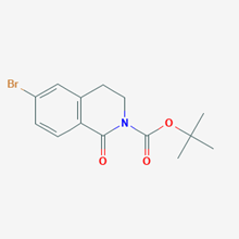 Picture of tert-Butyl 6-bromo-1-oxo-3,4-dihydroisoquinoline-2(1H)-carboxylate