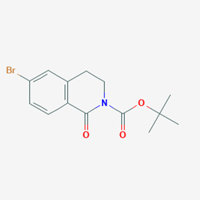 Picture of tert-Butyl 6-bromo-1-oxo-3,4-dihydroisoquinoline-2(1H)-carboxylate