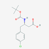 Picture of (S)-3-((tert-Butoxycarbonyl)amino)-4-(4-chlorophenyl)butanoic acid