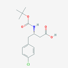 Picture of (S)-3-((tert-Butoxycarbonyl)amino)-4-(4-chlorophenyl)butanoic acid