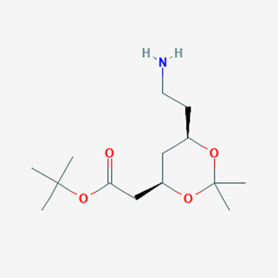 Picture of (4R,6R)-tert-Butyl-6-(2-aminoethyl)-2,2-dimethyl-1,3-dioxane-4-acetate