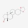 Picture of (8S,13S,14S)-13-Methyl-1,2,6,7,8,12,13,14,15,16-decahydrospiro[cyclopenta[a]phenanthrene-3,2-[1,3]dioxolan]-17(4H)-one