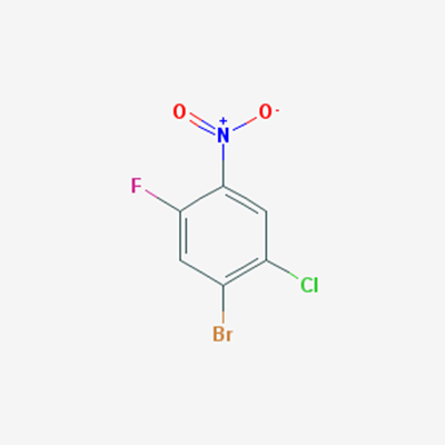 Picture of 1-Bromo-2-chloro-5-fluoro-4-nitrobenzene