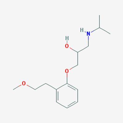 Picture of 1-(Isopropylamino)-3-(2-(2-methoxyethyl)phenoxy)propan-2-ol