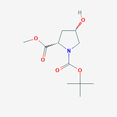 Picture of (2S,4S)-1-tert-Butyl 2-methyl 4-hydroxypyrrolidine-1,2-dicarboxylate