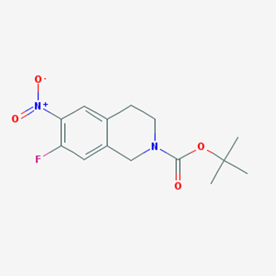 Picture of tert-Butyl 7-fluoro-6-nitro-3,4-dihydroisoquinoline-2(1H)-carboxylate