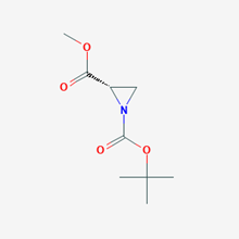 Picture of 1,2-Aziridinedicarboxylic acid, 1-(1,1-dimethylethyl) 2-methyl ester, (2S)- 