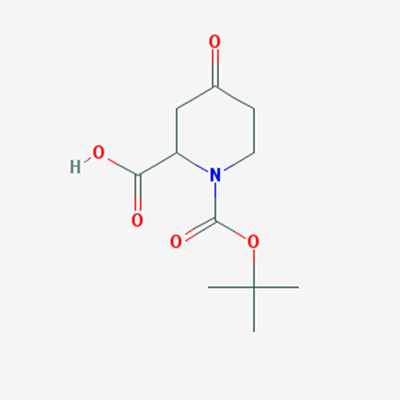 Picture of 1-(tert-Butoxycarbonyl)-4-oxopiperidine-2-carboxylic acid