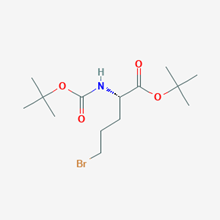 Picture of (S)-tert-Butyl 5-bromo-2-((tert-butoxycarbonyl)amino)pentanoate