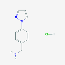 Picture of (4-(1H-Pyrazol-1-yl)phenyl)methanamine hydrochloride