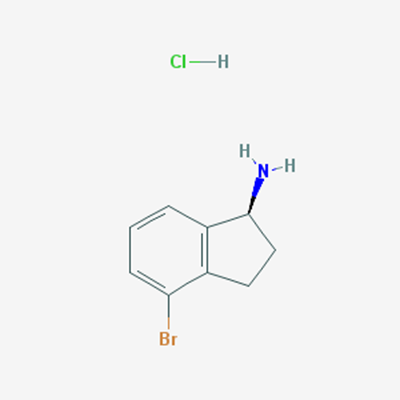 Picture of (S)-4-Bromo-2,3-dihydro-1H-inden-1-amine hydrochloride