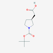 Picture of (S)-2-(1-(tert-Butoxycarbonyl)pyrrolidin-3-yl)acetic acid