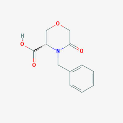 Picture of (S)-4-Benzyl-5-oxomorpholine-3-carboxylic acid