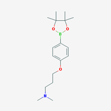 Picture of N,N-Dimethyl-3-(4-(4,4,5,5-tetramethyl-1,3,2-dioxaborolan-2-yl)phenoxy)propan-1-amine