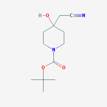 Picture of tert-Butyl 4-(cyanomethyl)-4-hydroxypiperidine-1-carboxylate