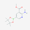 Picture of Methyl 2-amino-5-(4,4,5,5-tetramethyl-1,3,2-dioxaborolan-2-yl)nicotinate