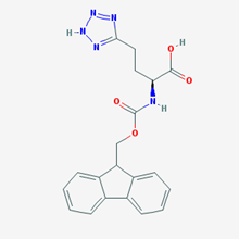 Picture of (S)-2-((((9H-Fluoren-9-yl)methoxy)carbonyl)amino)-4-(1H-tetrazol-5-yl)butanoic acid