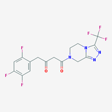 Picture of 1-(3-(Trifluoromethyl)-5,6-dihydro-[1,2,4]triazolo[4,3-a]pyrazin-7(8H)-yl)-4-(2,4,5-trifluorophenyl)butane-1,3-dione