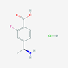 Picture of (S)-4-(1-Aminoethyl)-2-fluorobenzoic acid hydrochloride