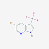 Picture of 5-Bromo-3-(trifluoromethyl)-1H-pyrrolo[2,3-b]pyridine