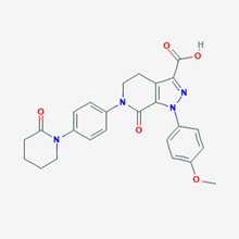 Picture of 1-(4-Methoxyphenyl)-7-oxo-6-(4-(2-oxopiperidin-1-yl)phenyl)-4,5,6,7-tetrahydro-1H-pyrazolo[3,4-c]pyridine-3-carboxylic acid