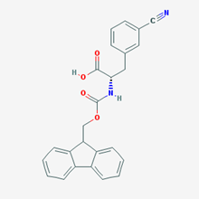 Picture of (S)-2-((((9H-Fluoren-9-yl)methoxy)carbonyl)amino)-3-(3-cyanophenyl)propanoic acid