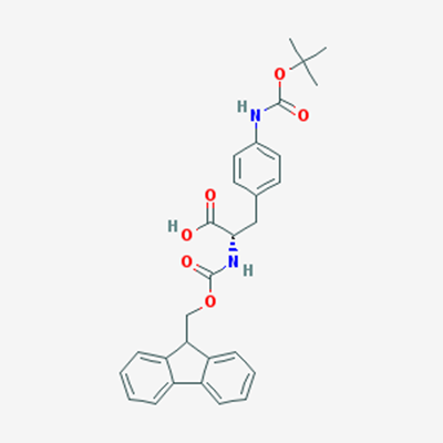 Picture of (S)-2-((((9H-Fluoren-9-yl)methoxy)carbonyl)amino)-3-(4-((tert-butoxycarbonyl)amino)phenyl)propanoic acid