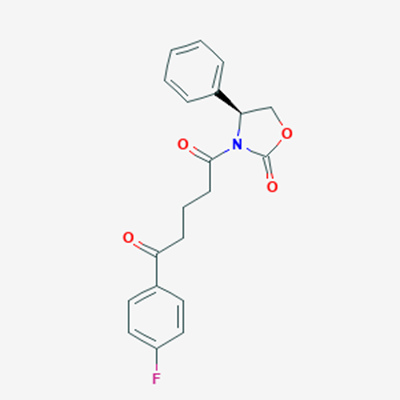 Picture of (S)-1-(4-Fluorophenyl)-5-(2-oxo-4-phenyloxazolidin-3-yl)pentane-1,5-dione