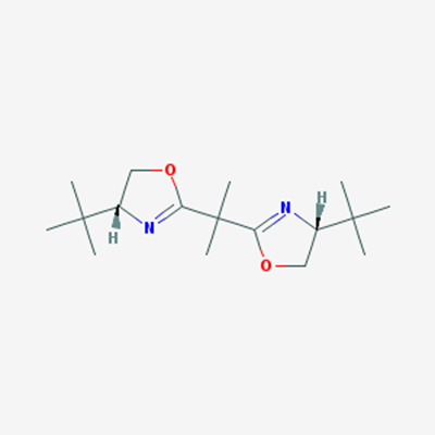 Picture of (4R,4R)-2,2-(Propane-2,2-diyl)bis(4-(tert-butyl)-4,5-dihydrooxazole)