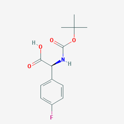 Picture of (S)-2-((tert-Butoxycarbonyl)amino)-2-(4-fluorophenyl)acetic acid