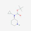 Picture of (S)-tert-Butyl cyclopropyl(piperidin-3-yl)carbamate