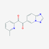 Picture of 1-([1,2,4]Triazolo[1,5-a]pyridin-6-yl)-2-(6-methylpyridin-2-yl)ethane-1,2-dione