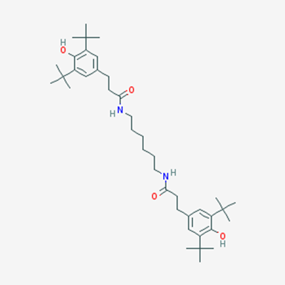 Picture of N,N-(Hexane-1,6-diyl)bis(3-(3,5-di-tert-butyl-4-hydroxyphenyl)propanamide)