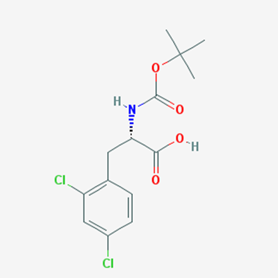 Picture of (S)-2-((tert-Butoxycarbonyl)amino)-3-(2,4-dichlorophenyl)propanoic acid