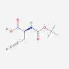 Picture of (S)-2-((tert-Butoxycarbonyl)amino)pent-4-ynoic acid