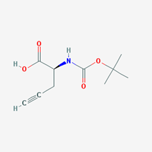 Picture of (S)-2-((tert-Butoxycarbonyl)amino)pent-4-ynoic acid