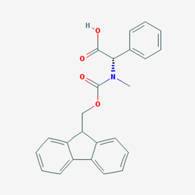 Picture of (S)-2-((((9H-Fluoren-9-yl)methoxy)carbonyl)(methyl)amino)-2-phenylacetic acid