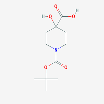 Picture of 1-(tert-Butoxycarbonyl)-4-hydroxypiperidine-4-carboxylic acid