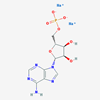 Picture of Sodium ((2R,3S,4R,5R)-5-(6-amino-9H-purin-9-yl)-3,4-dihydroxytetrahydrofuran-2-yl)methyl phosphate