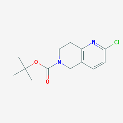 Picture of tert-Butyl 2-chloro-7,8-dihydro-1,6-naphthyridine-6(5H)-carboxylate