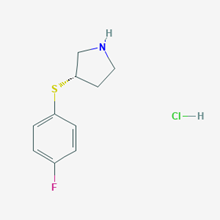 Picture of (S)-3-((4-Fluorophenyl)thio)pyrrolidine hydrochloride