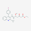 Picture of (E)-Ethyl 7-(2-cyclopropyl-4-(4-fluorophenyl)quinolin-3-yl)-5-hydroxy-3-oxohept-6-enoate