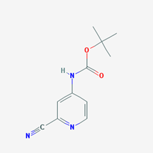 Picture of tert-Butyl (2-cyanopyridin-4-yl)carbamate