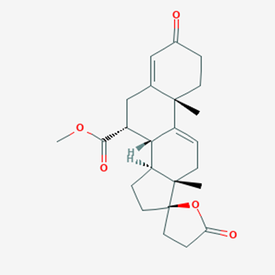 Picture of (2R,7R,8R,10S,13S,14S)-Methyl 10,13-dimethyl-3,5-dioxo-1,2,3,4,5,6,7,8,10,12,13,14,15,16-tetradecahydro-3H-spiro[cyclopenta[a]phenanthrene-17,2-furan]-7-carboxylate