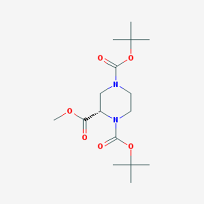 Picture of (S)-1,4-Di-tert-butyl 2-methyl piperazine-1,2,4-tricarboxylate