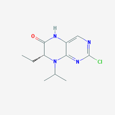 Picture of (R)-2-Chloro-7-ethyl-8-isopropyl-7,8-dihydropteridin-6(5H)-one