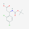 Picture of (S)-3-((tert-Butoxycarbonyl)amino)-3-(2,4-dichlorophenyl)propanoic acid