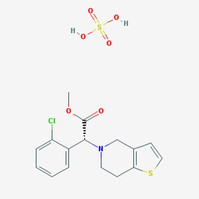 Picture of (R)-Methyl 2-(2-chlorophenyl)-2-(6,7-dihydrothieno[3,2-c]pyridin-5(4H)-yl)acetate sulfate