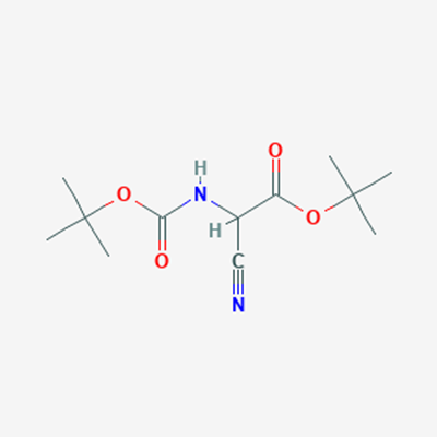 Picture of tert-Butyl 2-((tert-butoxycarbonyl)amino)-2-cyanoacetate